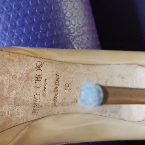 Jimmy Choo platform heels beige 38 - Picture 3 of 8